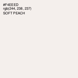 #F4EEED - Soft Peach Color Image